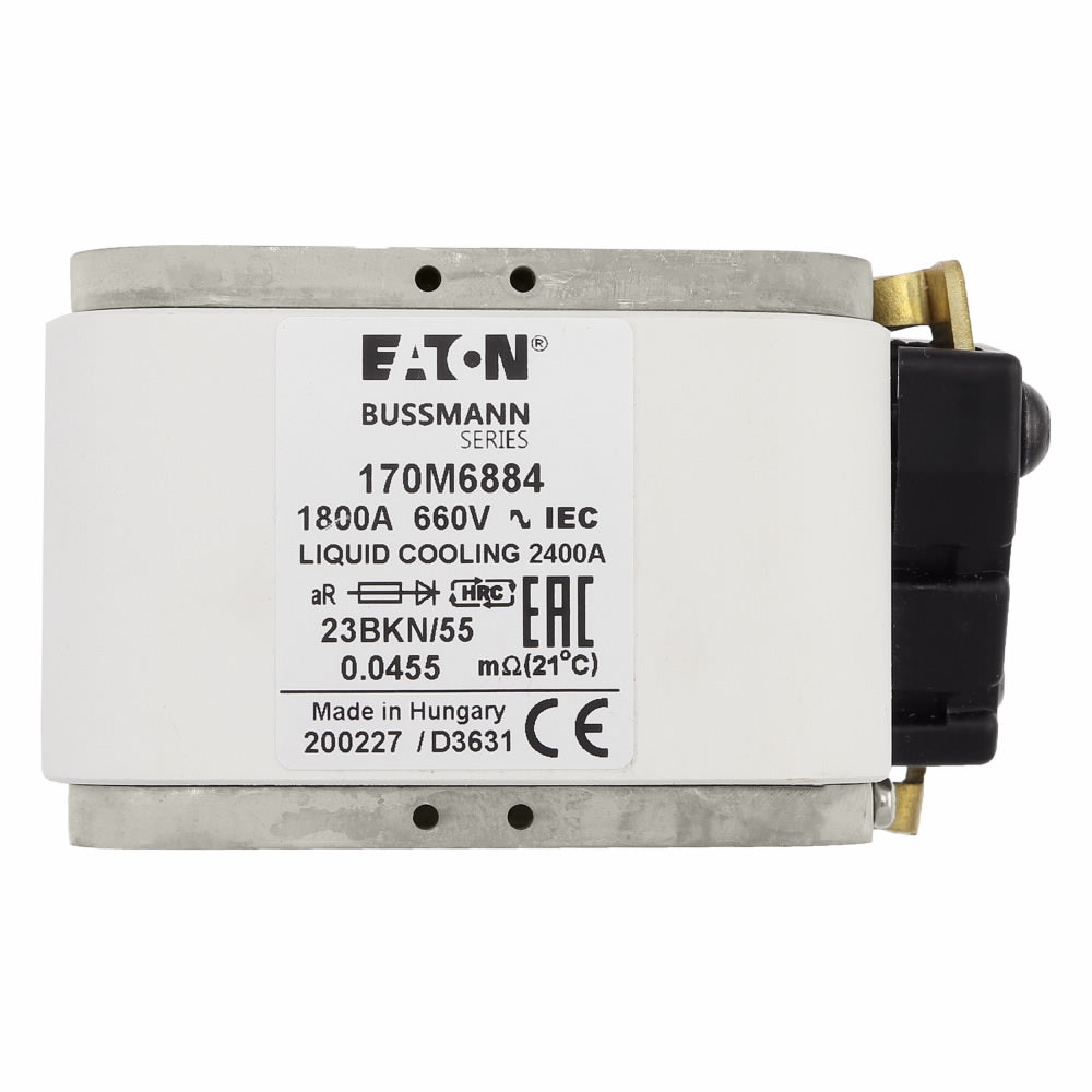 170M - Size 23, Flush end contact, 660 V a.c. (IEC), 1800A