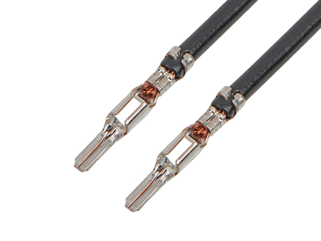 217842-1122 MIZU-P25 M-M 150MM 20 AWG LEAD UL BK Sn