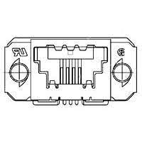 5-1761183-2 Modular Conn/Ethernet Conn 6 SDL TE RCPT ASSY