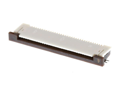 54104-3431 Easy-On FFC/FPC Connector, 0.50mm Pitch, Slider Series, Right-Angle, Top Contact, 2.00mm Height, 34 Circuits, Gold Plating