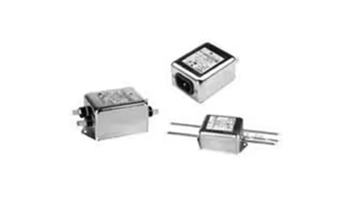 6609036-6 Power Line Filters 6A 1/4-1/4 FASTON FLANGE MOUNT