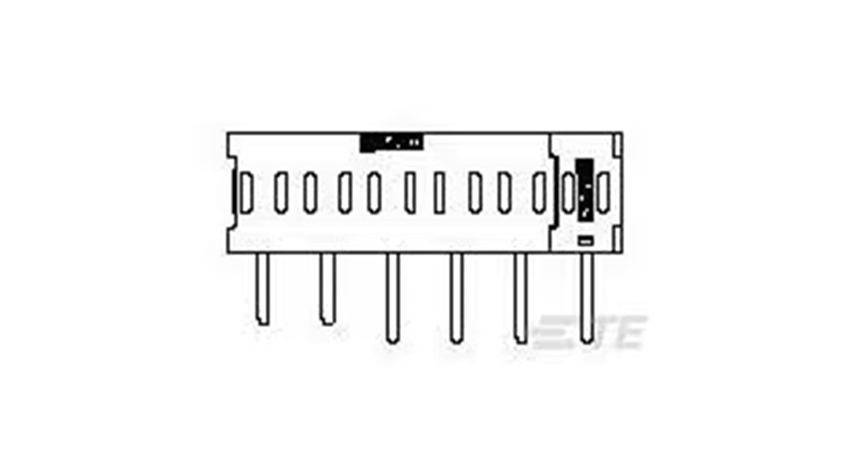 6766496-1 CONNECTOR PIN RIGHT ANGLE SOLDER FLAT