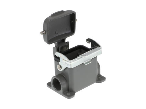 7806.6311.0 GWconnect STD - Standard, Single Lever Surface Mount Housing, Die-cast Aluminum, with 1 Lever, with Cover, with Gasket, Size 6B «44x27», Pg16 Thread, Grey
