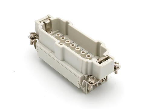 936010281 GWconnect Crimp Contact Insert, Male, 16-Pole, 16A, Numbered 1-16, for Crimp Contacts, Size 16B «77x27»