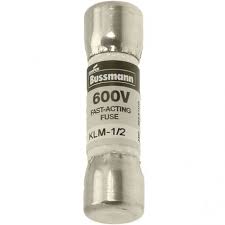 KLM-1/2 FUSE CARTRIDGE 500mA 600VAC/VDC 5AG