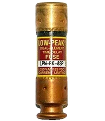 LPN-RK-8SP 8A, 250 Vac, 125 Vdc LOW PEAK DUAL ELEMENT