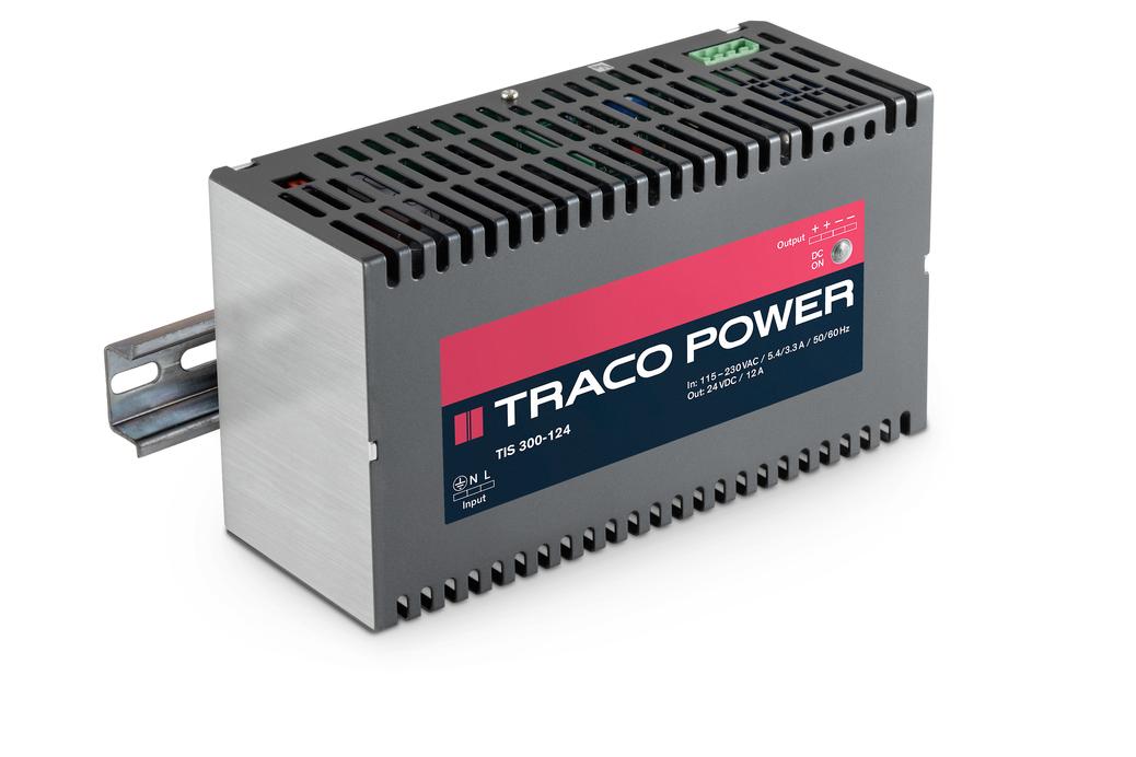 TIS 300-124 RED AC/DC DIN RAIL SUPPLY 24V 288W