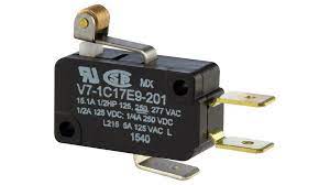 V7-1C17E9-201 Action Switches 15 A @ 277 VAC Roller Lever Actutor