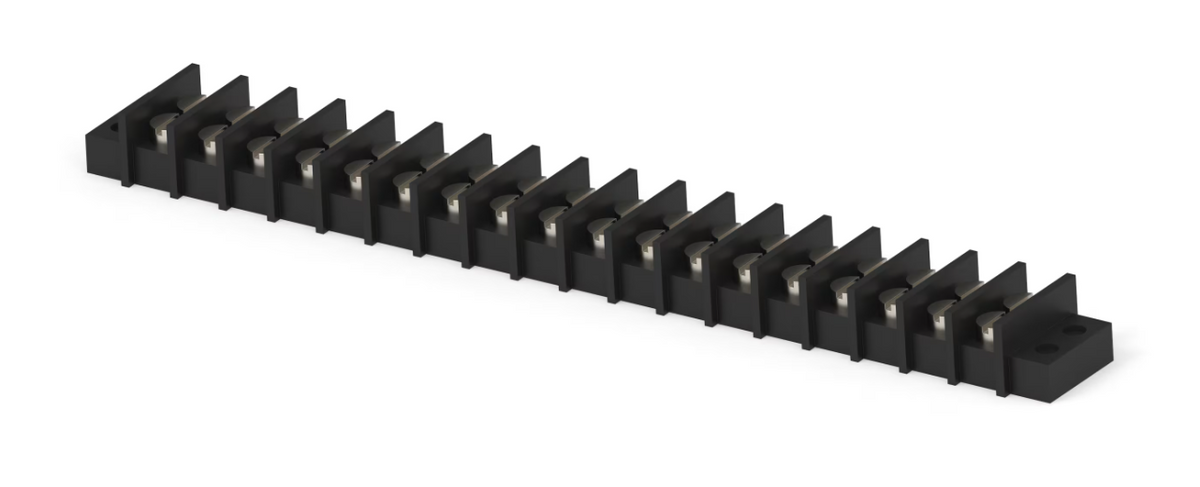 1-1546306-8 Barrier Terminal Blocks 18P .374 DR STRIP