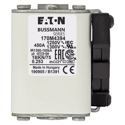 FUSE 450A 1250V 1BKN/75 AR CU