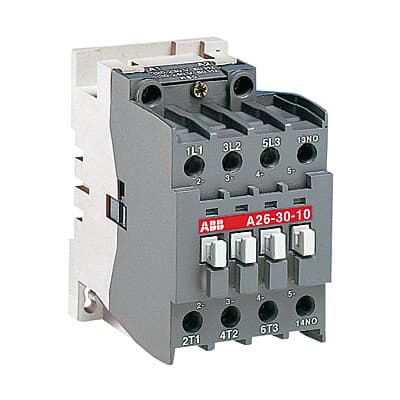 1SBL241001R8410 - 3 POLE CONTACTOR, 110V 50HZ / 110-120V 60HZ, 11KW (AC-3), 3NO, 1NO AUXILIARY CONTACT