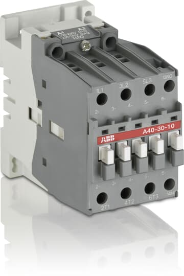1SBL321001R8010 - 3 POLE CONTACTOR, 220-230V 50HZ / 230-240V 60HZ, 18.5KW (AC-3), 3NO, 1NO AUXILIARY CONTACT