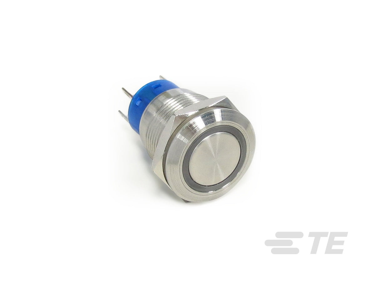 2-2213764-7 Pushbutton SW AV19 SPL 3A FIX RING LED RED 24V