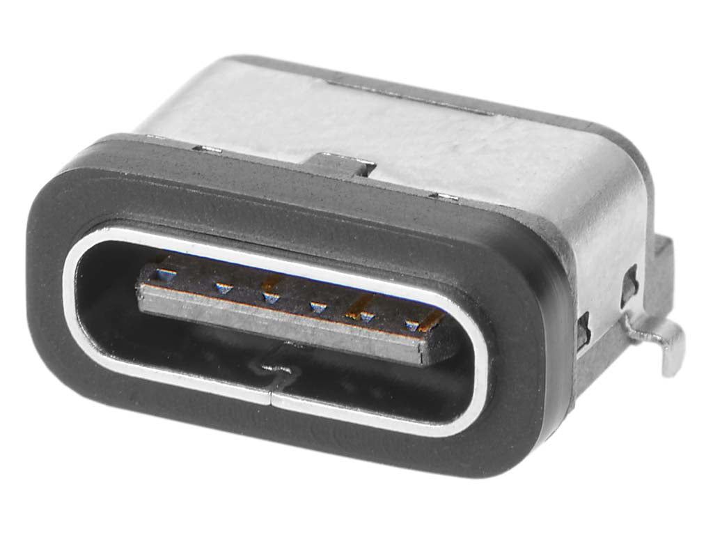 217177-0001 Mid-mount SMT IPx5 6pos (Type C Rec.