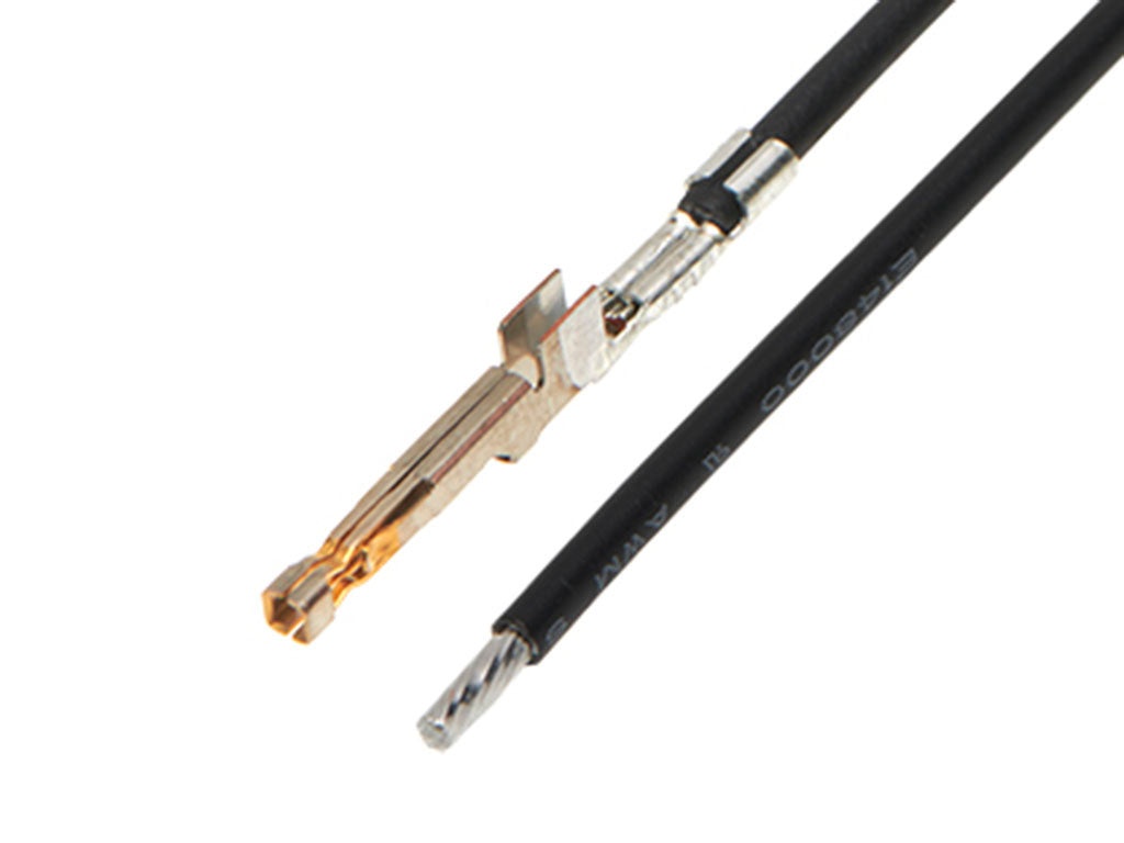 217471-1223 ULTRA-FIT F-S 225MM 16 AWG LEADS BK Au