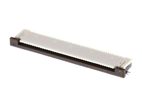 54104-4531 Easy-On FFC/FPC Connector, 0.50mm Pitch, Slider Series, Right-Angle, Top Contact, 2.00mm Height, 45 Circuits, Gold Plating