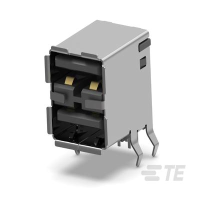 5787745-5 USB Connectors USB A R/A STAK ASSY THRU HOLE