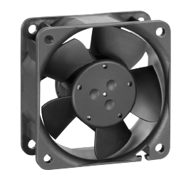 612NGME DC Tubeaxial Fan 60x60x25mm 12VDC