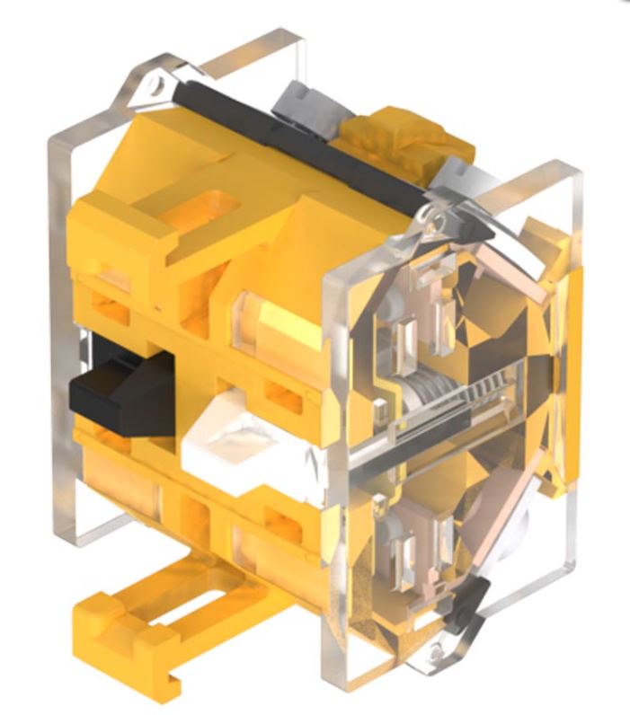 704.901.3 CONTACT BLOCK DPST-NO 10A 500V