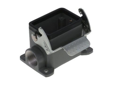 7806.6302.0 GWconnect STD - Standard, Single Lever Surface Mount Housing, Die-cast Aluminum, with 1 Lever, with Gasket, Size 6B «44x27», Pg16x2 Thread, Grey
