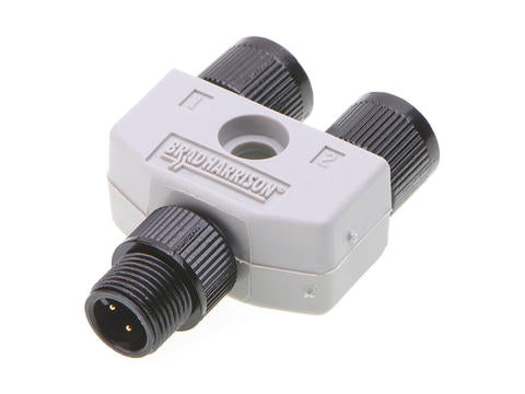 81590R Circular Metric Conn 4P MOLDED SPLITTER 18AWG PVC