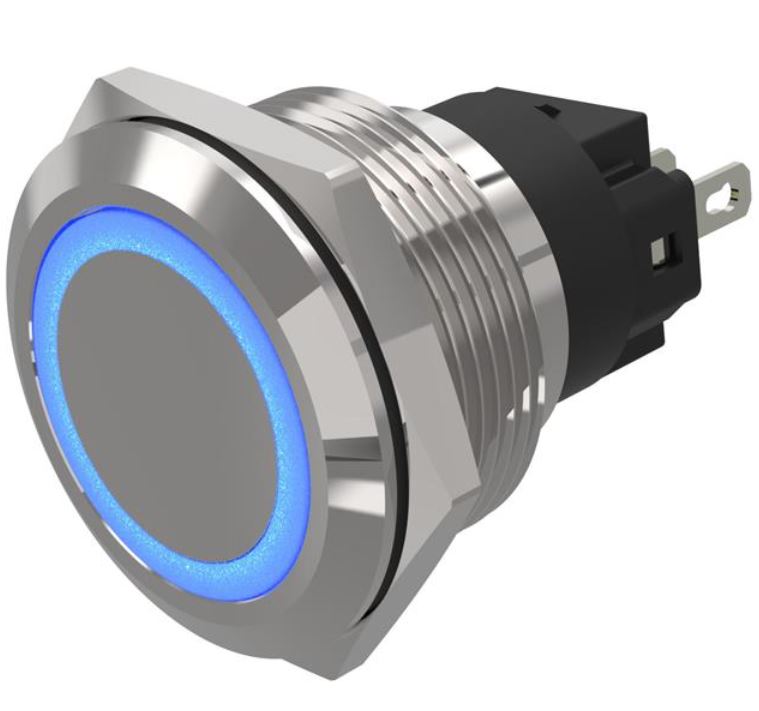 82-6151.0124 INDICATOR PANEL LED BLUE 7MA 24V