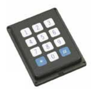 88BB2-052 Input Devices Keypad4x4 Blue/White alpha/numeric
