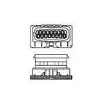 963039-2 Automotive Connectors 15P J-P-TIMER GEH