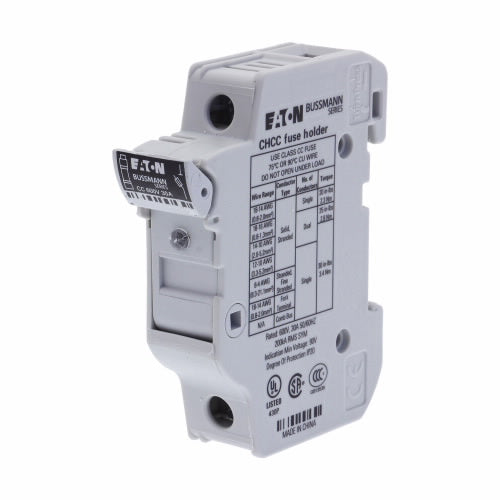 CHCC1 FUSE HLDR CART 600V 30A DIN RAIL