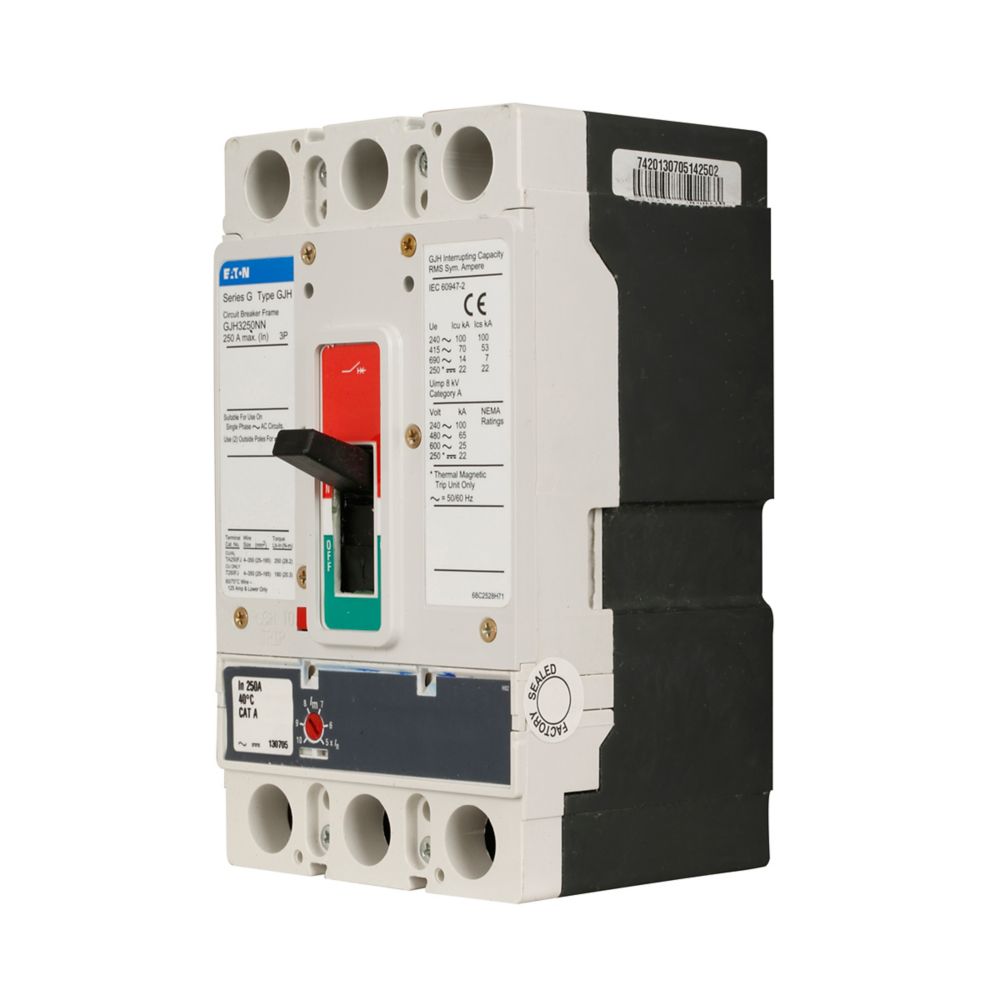 Eaton Series G electronic molded case circuit breaker - GJH310032M