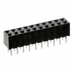 M22-7141042 10+10 Pos. Female DIL Vertical Throughboard Conn.