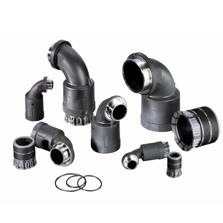 NKBH-M508-14 Cable Accessories Fitting Polyamide 6 Black