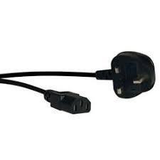 P056-006-10A CORD BS1363A TO IEC 320-C13 6'