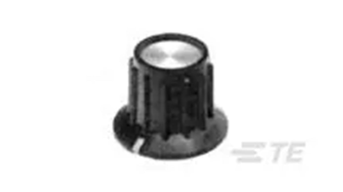 PKA70B1/4 Knobs&Dials .98 LINE IND/SKIRT STR RIB KNOB